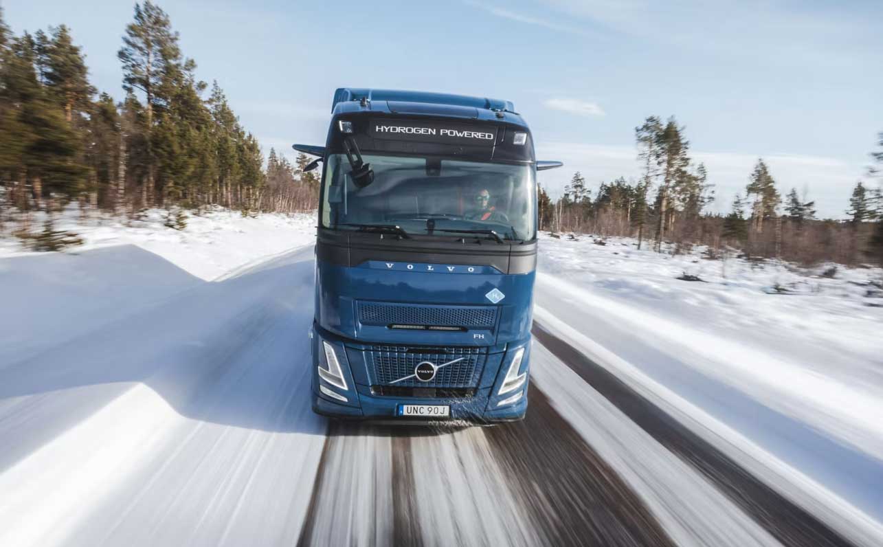 Aussi performant qu'un diesel... Volvo met son moteur hydrog&egrave;ne &agrave; l'&eacute;preuve du terrain