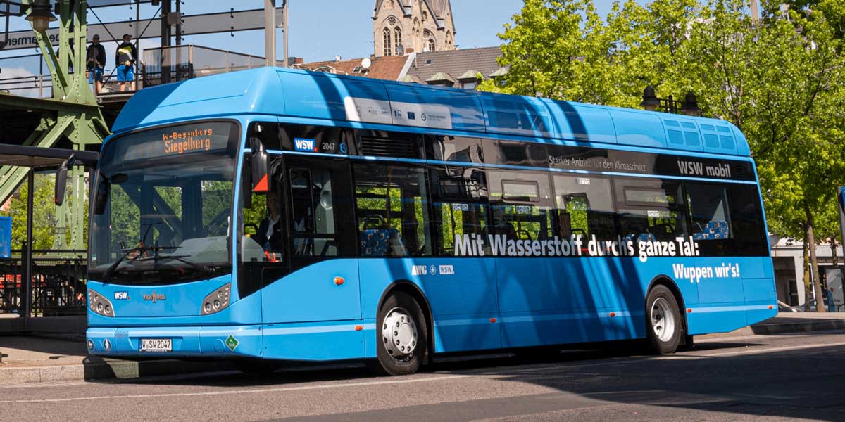 Allemagne : les premiers bus à hydrogène roulent à Wuppertal