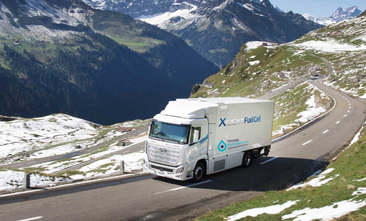 Hyundai livre ses premiers camions à hydrogène en Suisse