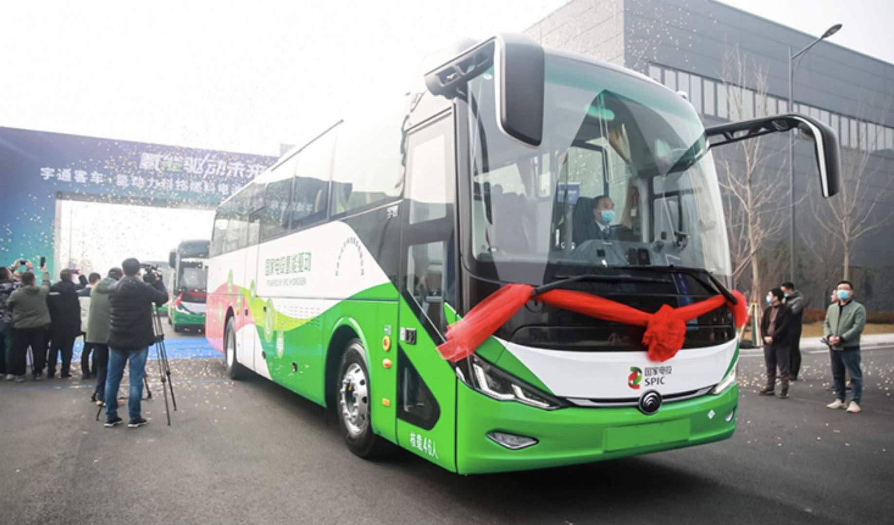 30 bus à pile à combustible Yutong pour Pékin