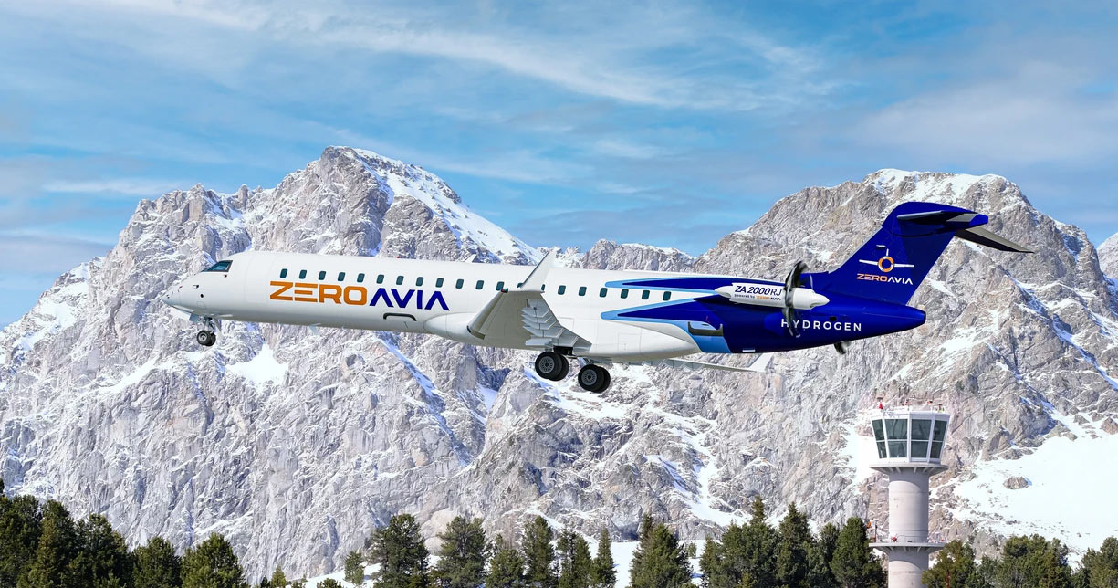 ZeroAvia et MHIRJ vont produire un avion régional à pile à combustible