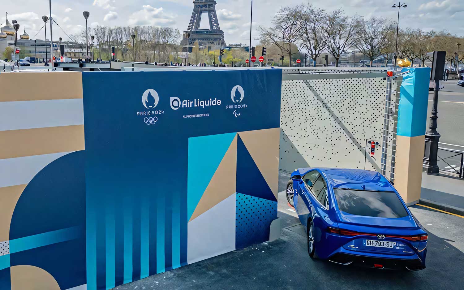 Station hydrogne Air Liquide Paris Pont de l'Alma